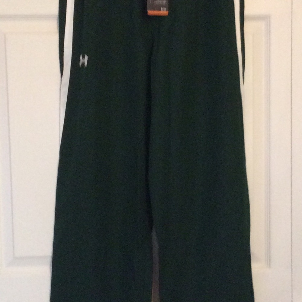 Men’s Green Under Armour AllseasonGear pants Sz Lg